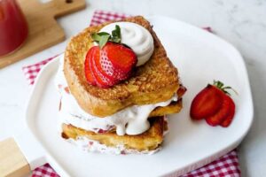 Strawberry Cream French Toast