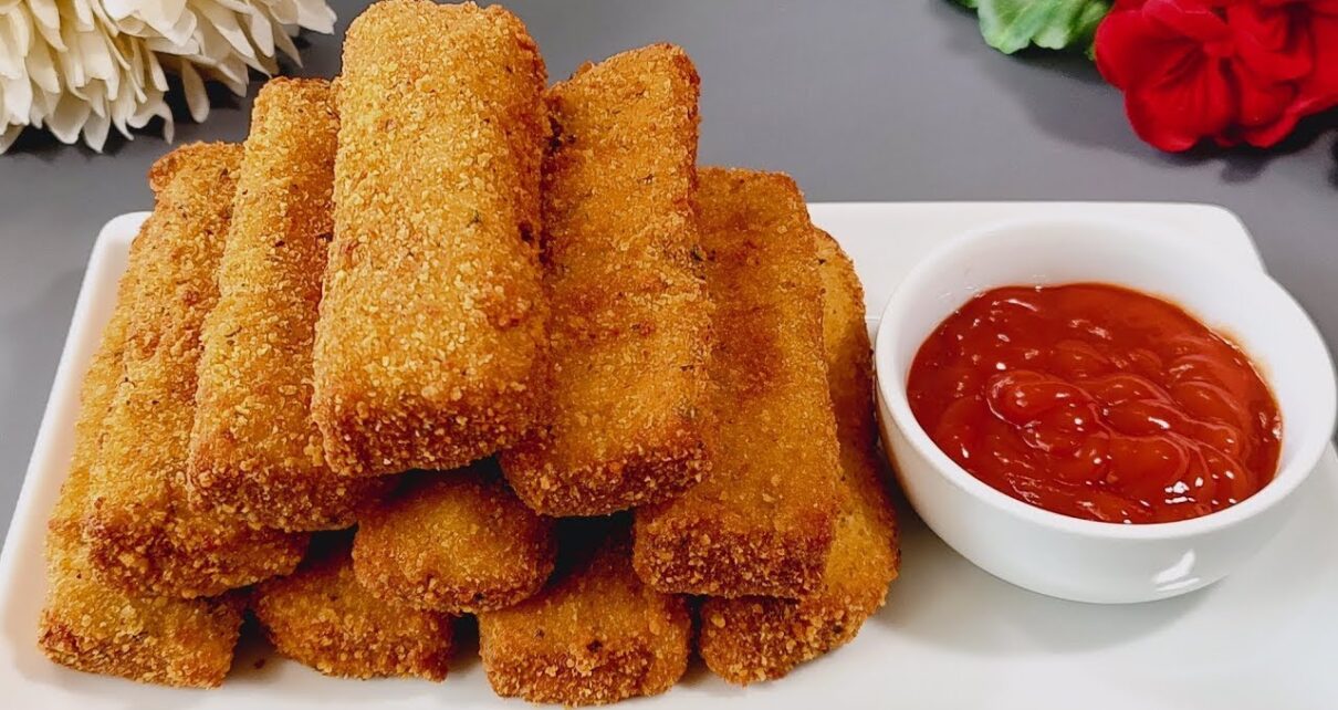 Aloo Bread Fingers Recipe